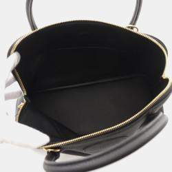 Hermes Black Taurillon Clemence Leather Bolide 31 Handbag