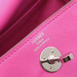 Hermes Magnolia Swift Leather Lindy Mini Shoulder Bag