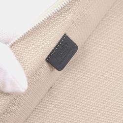 Hermes Navy White Taurillon Regatta Swift Leather R.M.S Cabine Travel Bag