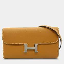 Hermes Toffee Brown Epsom Leather Constance To Go Shoulder Bag