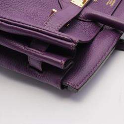 Hermes Ultra Violet Togo Leather Birkin 30 Handbag
