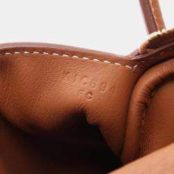Hermes Gold Taurillon Clemence Leather Lindy Mini Crossbody Bag