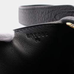 Hermes Black Clemence Leather Lindy Mini Shoulder Bag