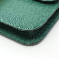 Hermes Menthe Epsom Leather Constance Elan Crossbody Bag
