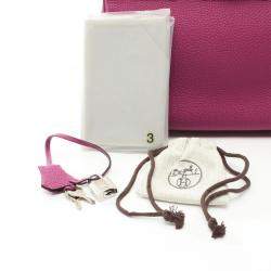 Hermes Rose Purple Togo Leather Birkin 30 Handbag