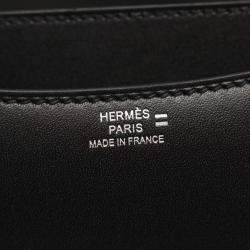Hermes Black/Green Exotic Leather Constance Mini Shoulder Bag
