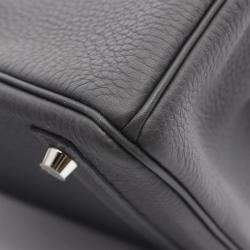Hermes Grey Togo Leather Birkin 30 Handbag