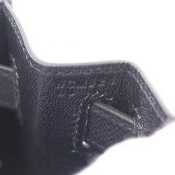 Hermes Black Epsom Leather Kelly 28 Shoulder Bag