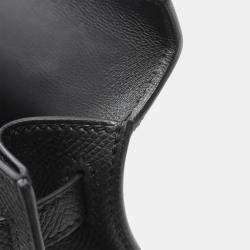 Hermes Black Epsom Leather Mini Kelly Shoulder Bag