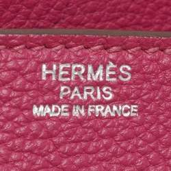 Hermes Tosca Togo Leather Palladium Finish Birkin 30 Bag