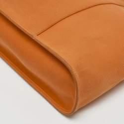 Hermes Orange Canvas Cabag Elan PM Bag