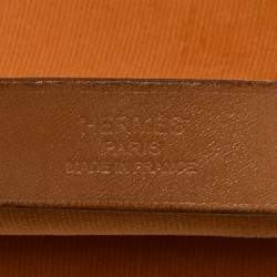 Hermes Orange Canvas Cabag Elan PM Bag