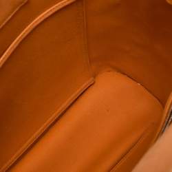 Hermes Orange Canvas Cabag Elan PM Bag