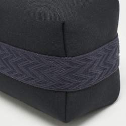 مملوكة مسبقًا Hermes Bleu Nuit Canvas Small Bride-A-Brac Pouch