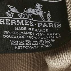 مملوكة مسبقًا Hermes Bleu Nuit Canvas Small Bride-A-Brac Pouch