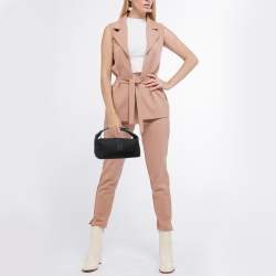 مملوكة مسبقًا Hermes Bleu Nuit Canvas Small Bride-A-Brac Pouch