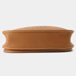 Hermes Gold Taurillon Clemence Evelyne III 29 Shoulder Bag