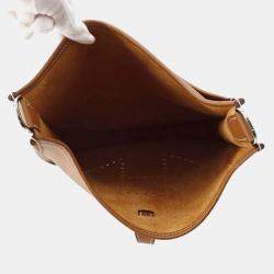 Hermes Gold Taurillon Clemence Evelyne III 29 Shoulder Bag