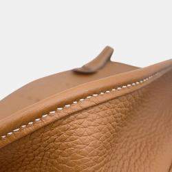 Hermes Gold Taurillon Clemence Evelyne III 29 Shoulder Bag