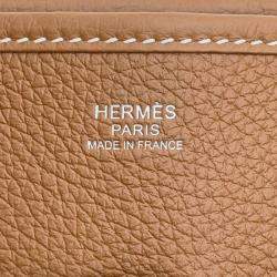 Hermes Gold Taurillon Clemence Evelyne III 29 Shoulder Bag