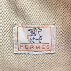 Hermes Terracotta Toile Bride-a-Brac Large Bag