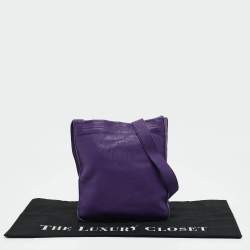 Hermes Ultraviolet Leather Clou de Selle Bag
