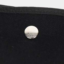 Hermes Black Leather Garden Party 49 bag