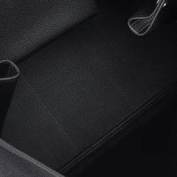 Hermes Black Leather Garden Party 49 bag