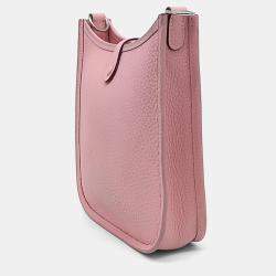 Hermes Pink Leather Evelyn 16 bag