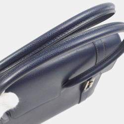 Hermes Navy Lisse Drag 2 32 Handbag