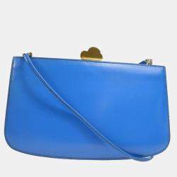 Hermes Blue Box Calf Sac A Malice Shoulder Bag