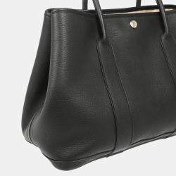 Hermes Black Negonda Garden Party 36 Tote