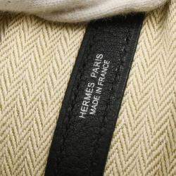 Hermes Black Negonda Garden Party 36 Tote