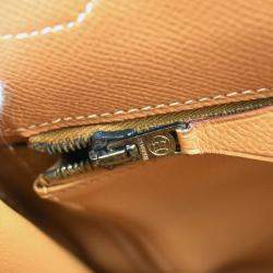 Hermes Natural Courchevel Kelly 35 Retourne Handbag 