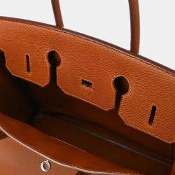 Hermes Noisette Vache Liegee Birkin 35 Handbag 