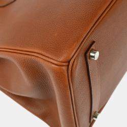 Hermes Noisette Vache Liegee Birkin 35 Handbag 