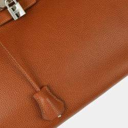 Hermes Noisette Vache Liegee Birkin 35 Handbag 