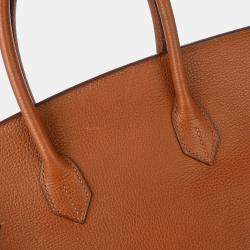 Hermes Noisette Vache Liegee Birkin 35 Handbag 