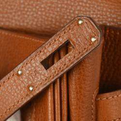 Hermes Noisette Vache Liegee Birkin 35 Handbag 