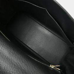Hermes Black Taurillon Clemence Kelly 32 Retourne Handbag