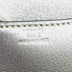 Hermes Silver Chevre Constance 18 Shoulder Bag