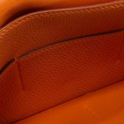 Hermes Orange Togo Leather Dogon Duo Wallet