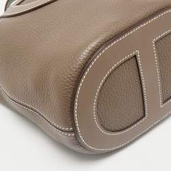 Hermes Etoupe Taurillon Clemence and Swift Leather In The Loop 18 Bag