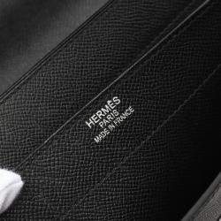 Hermes Black Epsom Leather Kelly Depeche 38 Briefcase