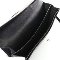 Hermes Black Epsom Leather Kelly Depeche 38 Briefcase