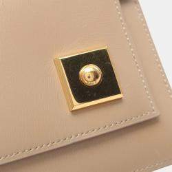 Pre Owned Hermes Beige Box Calf Leather Piano Handbag
