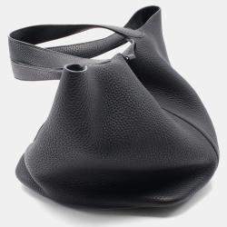 Pre Owned Hermes Black Taurillon Clemence Leather Picotin Lock 22 Bucket Bag