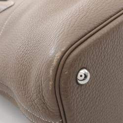 Hermes Etoupe Grey Clemence Leather 2Way  Bolide 31 