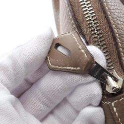 Hermes Etoupe Grey Clemence Leather 2Way  Bolide 31 