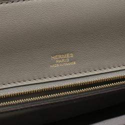 Hermes Etain Togo and Swift Leather 24/24 Top Handle Bag